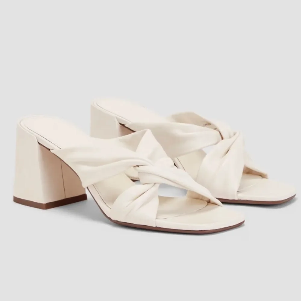 New Everlane The Day Twist Heel in Canvas Size 6